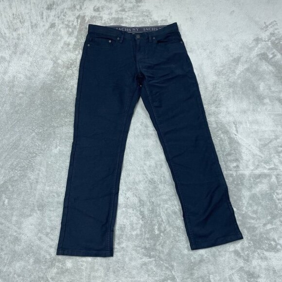 Jachs NY Navy Blue Mens Pants Size 30/30 Cotton Blend Stretch Slim Fit a0977 - Picture 1 of 7
